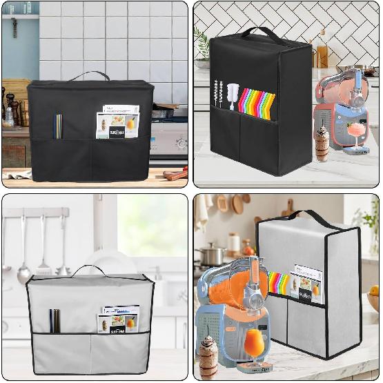 Slushie Machine Cover for Ninja SLUSHi Max FS605, Heavy-duty Thick Nylon for Protection - Waterproof DustProof, Multi-Pocket, Cover for Ninja SLUSHi