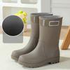 Women's Mid-Calf - Rain Boots for Outdoor Use