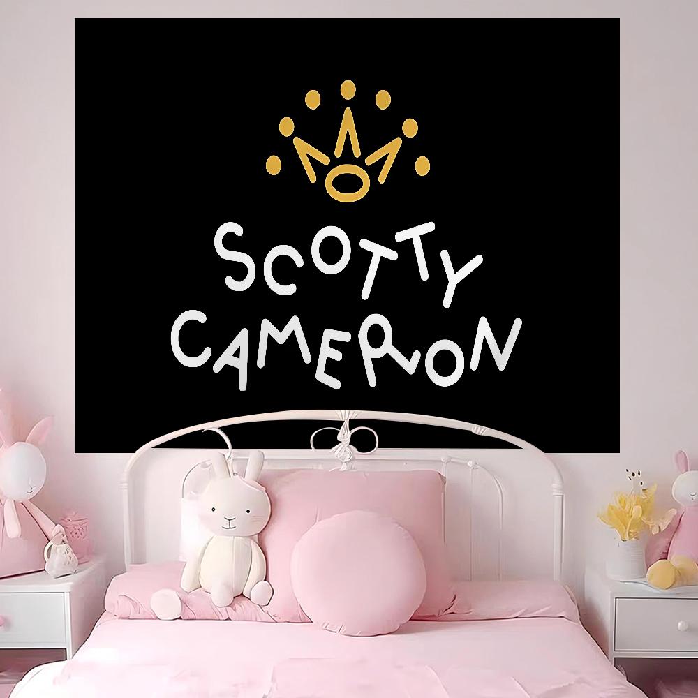 SScotty CCamerons Cartoon Tapestry For Living Room Home Dorm Decor INS Home Decor