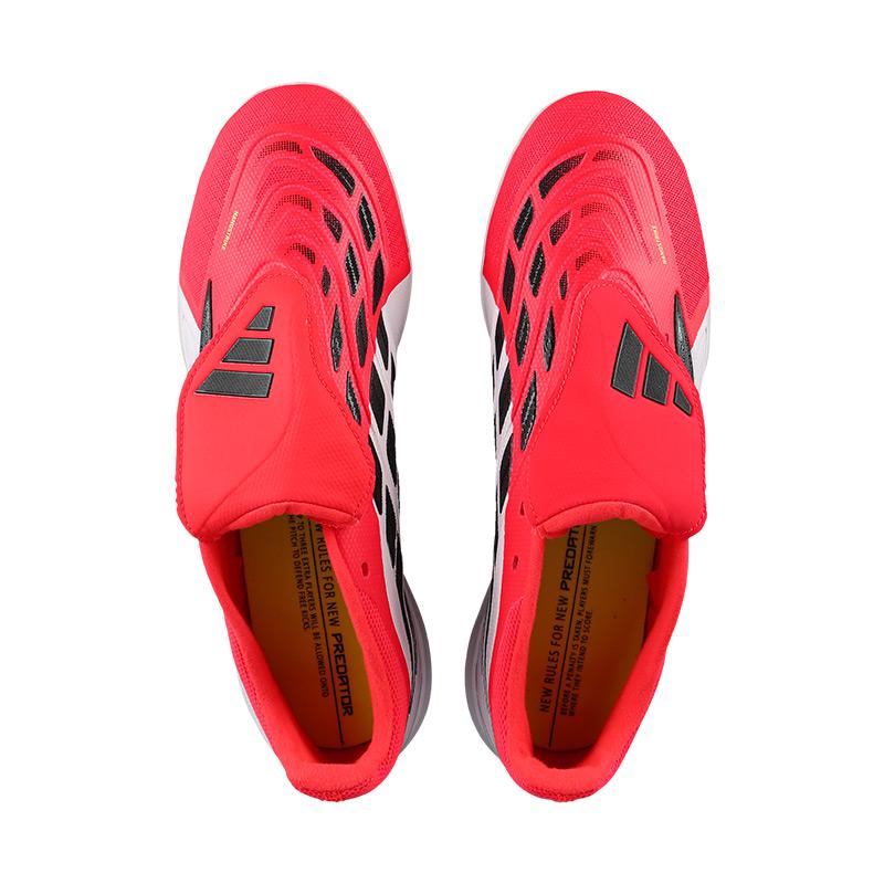 adidas Predator League Fold Over Tongue Turf Lucid Red Core Black Cloud White Unisex Sneakers JR7873