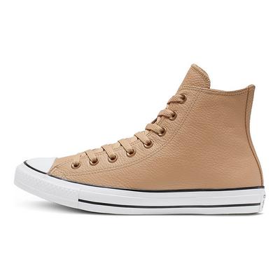 Chuck Taylor All Star High Champagne Tan Unisex Sneakers White Black 165190C