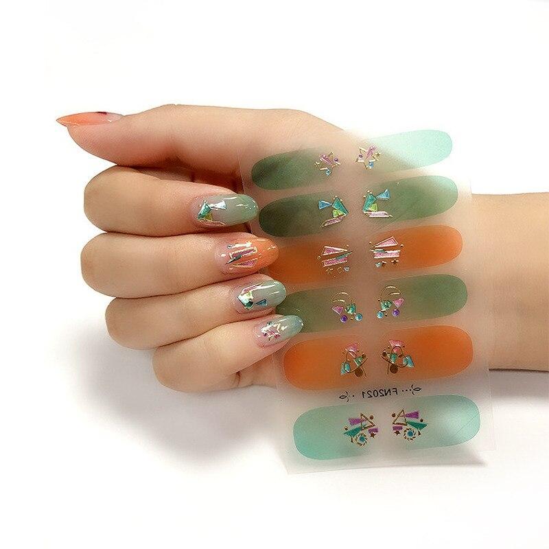 

Наклейки для нігтів Bronzing Fashion Full Cover Nail Patch Stickers Манікюр Літо Проста плівка для нігтів Наклейки Art DIY Аксесуари Інструмент