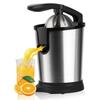 110V Hand-Press Electric Juicer: Stainless Steel Lemon & Fresh Fruit Juice Separator
