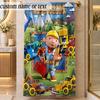 Beach TowelBob the Builder Custom Name Text Personalized Soft Towel for Beach Pool Indoor Home Decor Gift