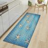1Pcs Beach Soft Stones Pattern Floor Mat Modern Kitchen Polyester Rug Non-Slip Colorful Indoor Carpet, For Home Bathroom Bedroom Living Room Decor