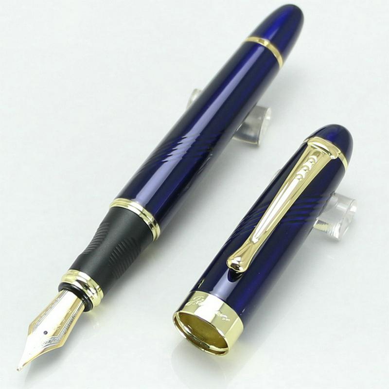 JINHAO X450 High Quality Multicolor White 18KGP Nib Fountain Pen Twist Carven Stationery School&Office Writing
