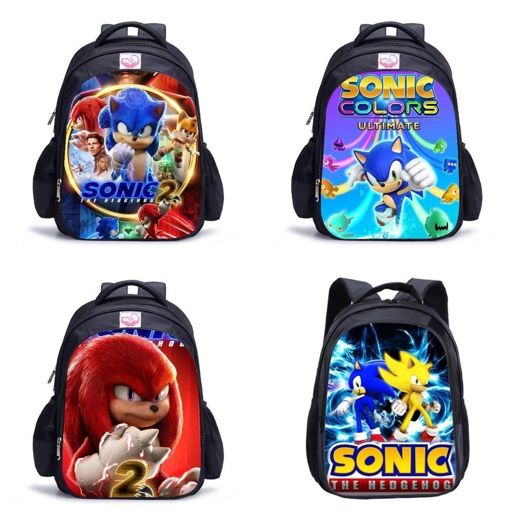 Sonic Waterproof Student Backpack With Large Capacity For Kids Outdoor Travel