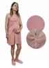 Maternity Nursing Shirt 100% Cotton With Straps Size Powder Pink