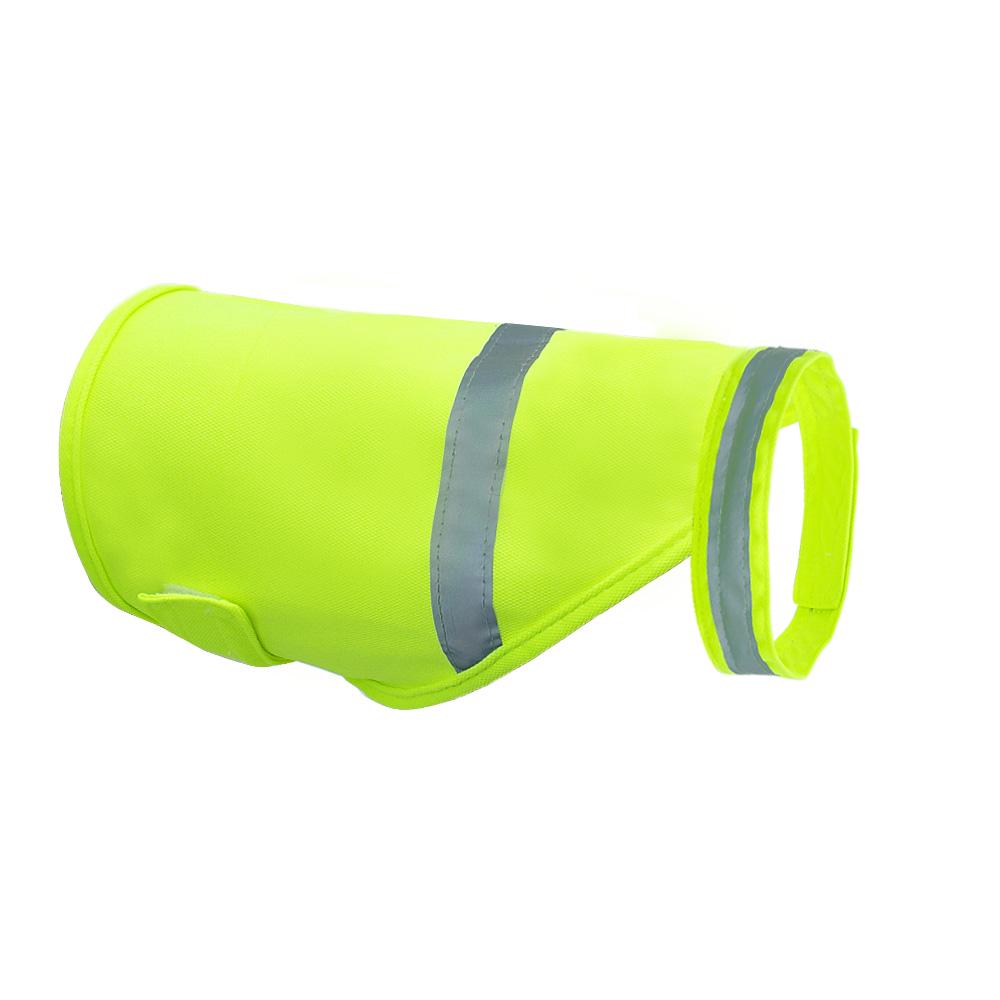 Reflective Dog Vest Night Safety Fluorescent Dogs Clothes Visibility Pet Coat Waterproof for Small Large Pet Orange Green