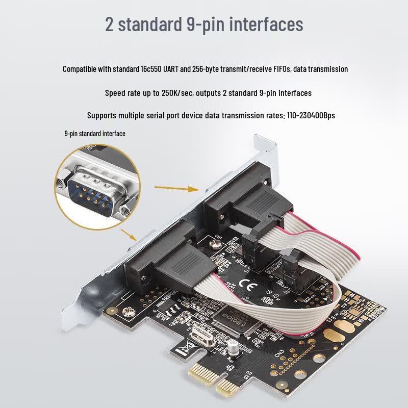 Shengwei PCI-E to RS232 Serial Expansion Card