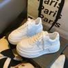 Women Sneakers 2025 Fashion Breathble Vulcanized Shoes Pu Leather Platform Shoes White Lace Up Casual Shoes Zapatos Mujer