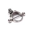 Skull Bars Nipple Ring Piercing Bar Stainless Steel Barbell Body Breast Jewelry