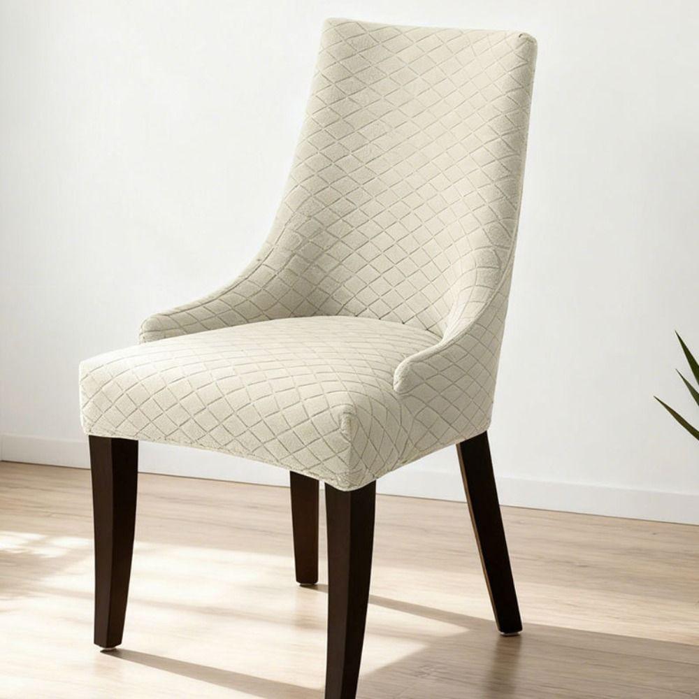 Anti-Dirt Dining Chair Cover Stretch Furniture Cover Practical Armchair Cover  Hotel Wedding
