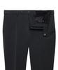MUSINSA STANDARD Skinny Hidden Elastic Waist Crop Slacks [Charcoal Gray]