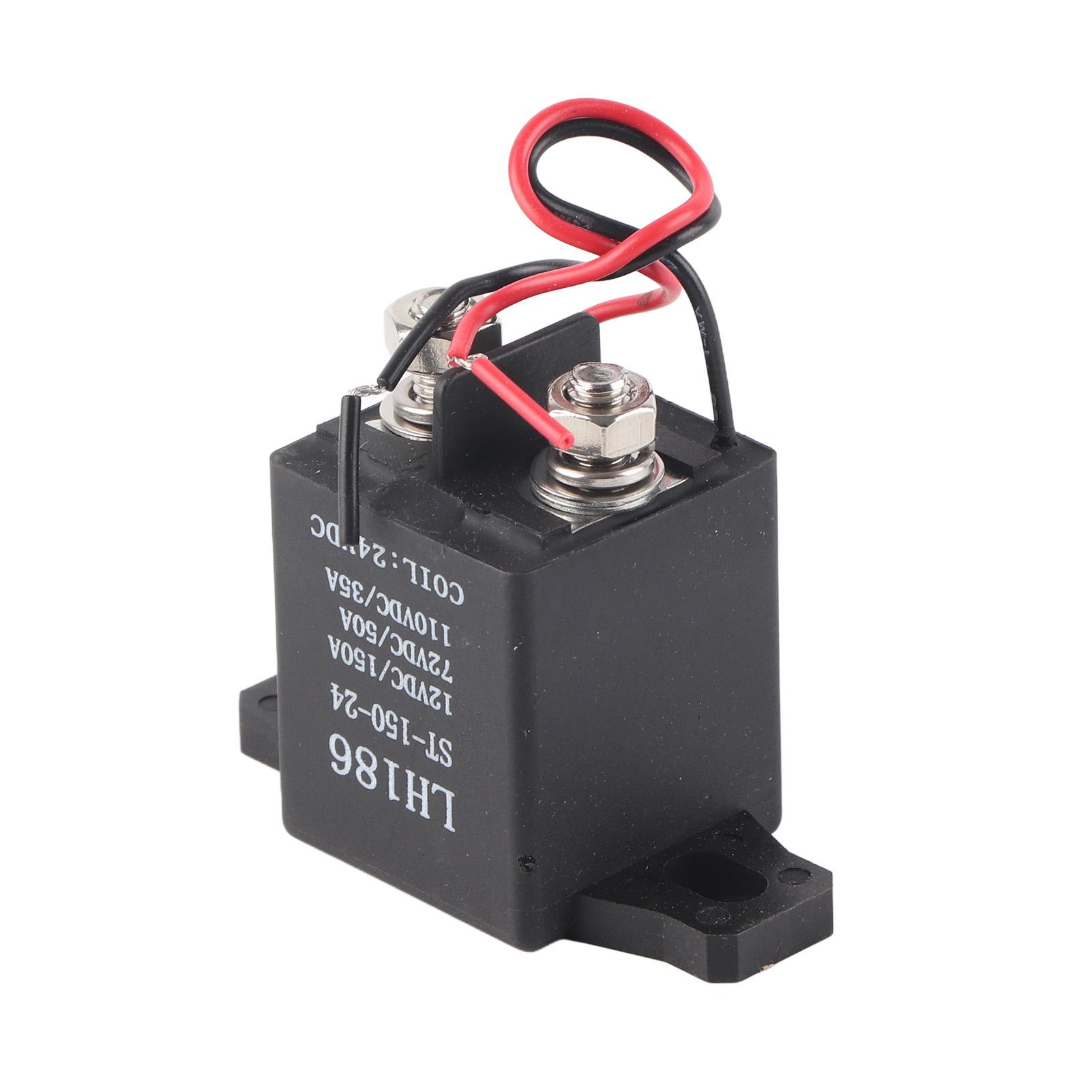 

Starter Relay Brass Coil 2 Terminal Starter Solenoid Relay High Load Current for Automobile 24V DC