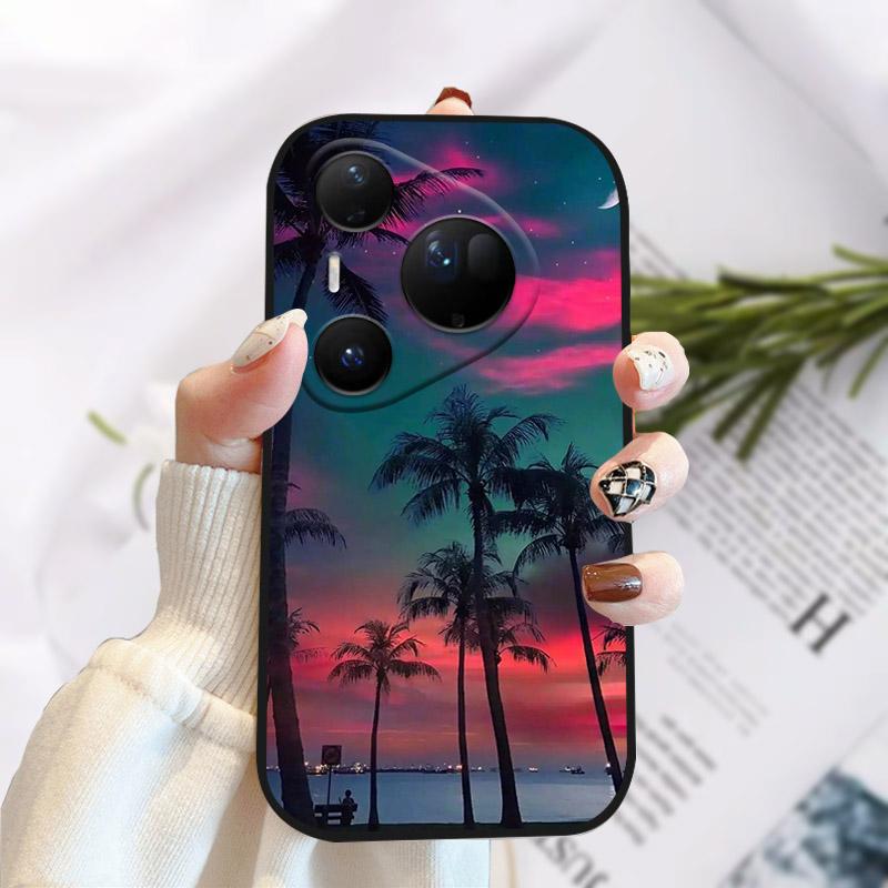 Phone Case For Huawei Pura 80 Ultra Pretty Stylish Painting Soft TPU Silicone Shockproof Cover For Huawei Pura80Ultra Fundas