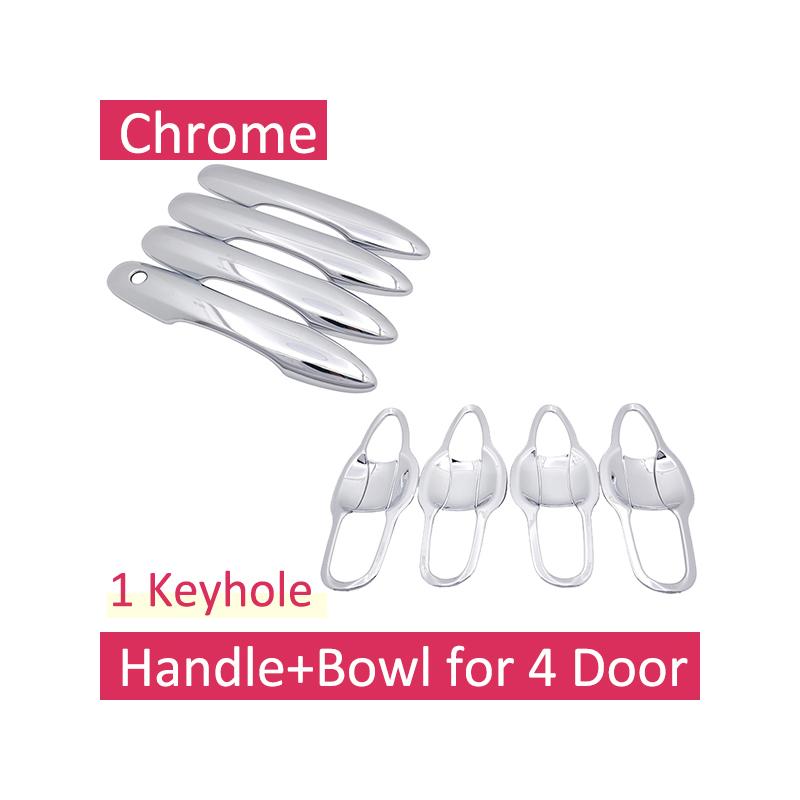 Chrome Handles Cover Trim for Toyota Camry Daihatsu Altis XV70 70 2018   Car Accessories Stickers Auto Styling