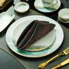 Elegant Gold Rim Bone China Tableware Set