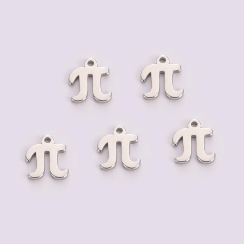 Teamer Stainless Steel Charms DIY Jewelry Making Question Mark At Dollar Sign Mini Charms Bracelet Necklace Handmade Accessories