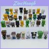 Cute Minecraft Game Surrounding 36pcs Building Block Dolls Cake Ornaments For Party