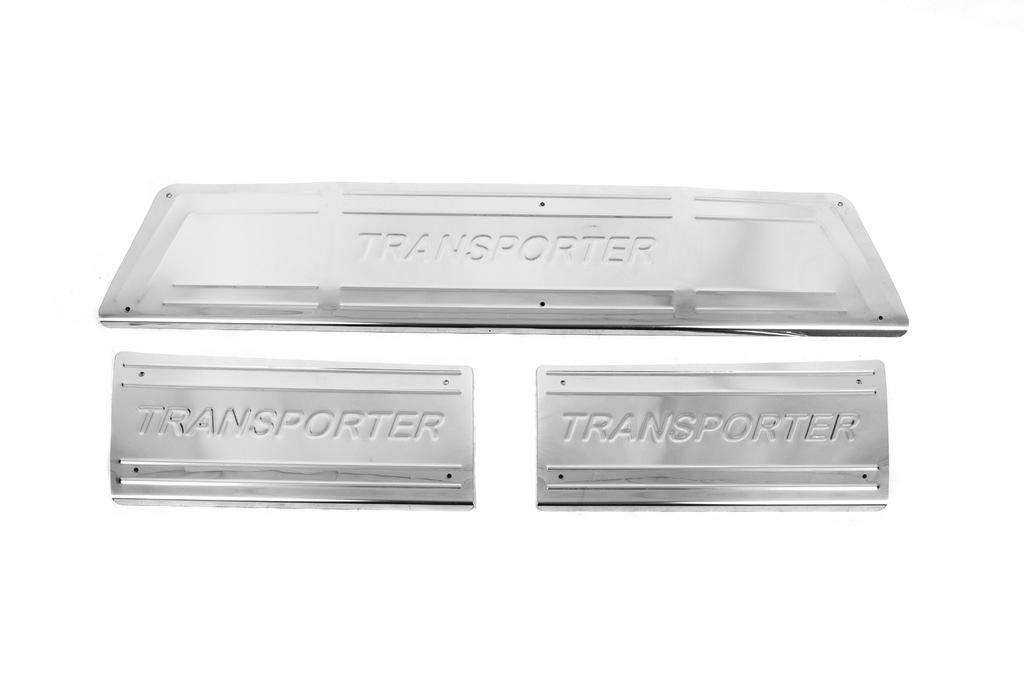 

Door sills Carmos V3 (3 pcs, stainless) for Volkswagen T5 2010-2015