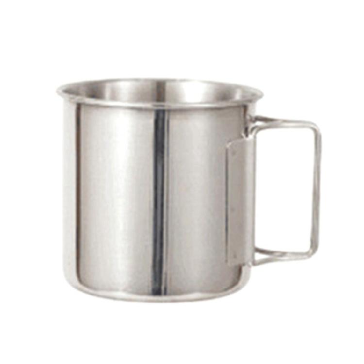 Foldable Handles Stainless Steel Pot Portable for Outdoor Camping Backpacking