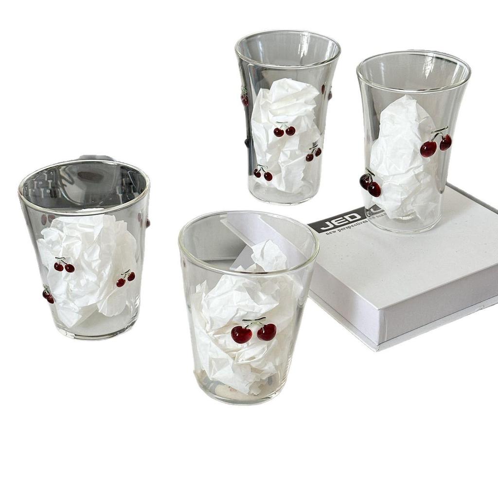Butterfly Stem Glass: High Borosilicate for Water, Juice, Wine - Elegant Ins Style