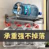 Gun Gray Towel Rack Non-punching Toilet Rack Bathroom Wall-mounted Toilet Towel Rod Toilet Pendant