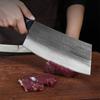 7.5 Inch Chinese Chef Knife Wood Handle Sharp Cleaver Slicing Handmade Forged Kitchen Knives For Cutting Vegetables And Meat