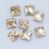 Multi-Colored Square Crystal Glass Gems – Decorative Artificial Stones for Clothing, Shoes, and Packaging
