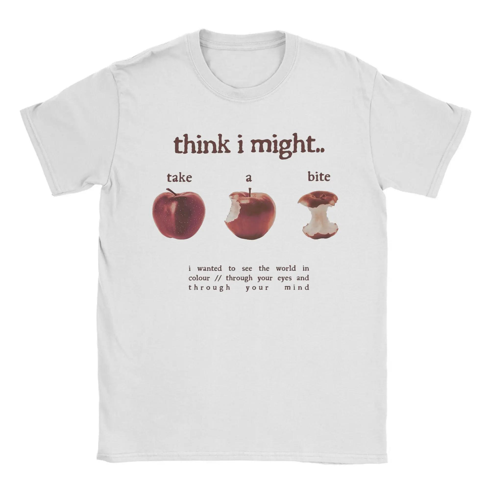 Take A Bite T Shirt Women Clothing Fashion Short Sleeve Round Collar Tees Trendy TShirt Casual Women Clothes S