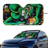 Rat Fink Printed Windshield Sunshade Anime Cute Car Front Windshield 70x130cm Sun Visor Heat Reflector