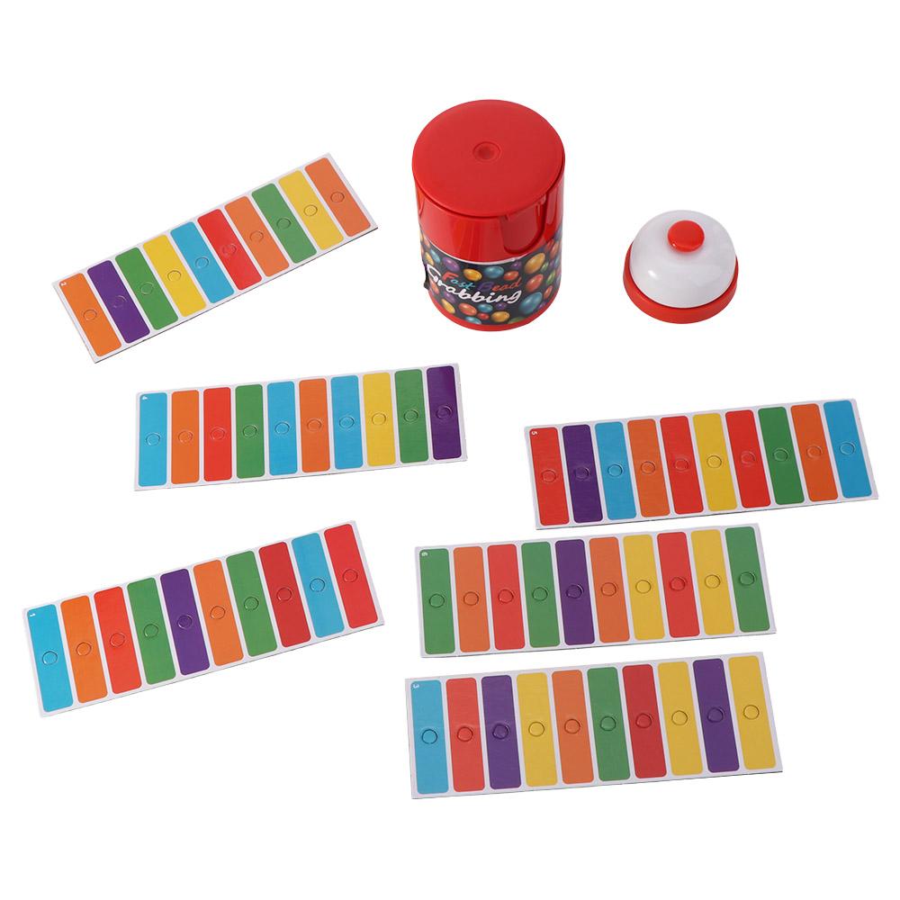 Colorful Ball Bead Grabbing Board Game Exciting Bells Bingo Board Games Party Punishment