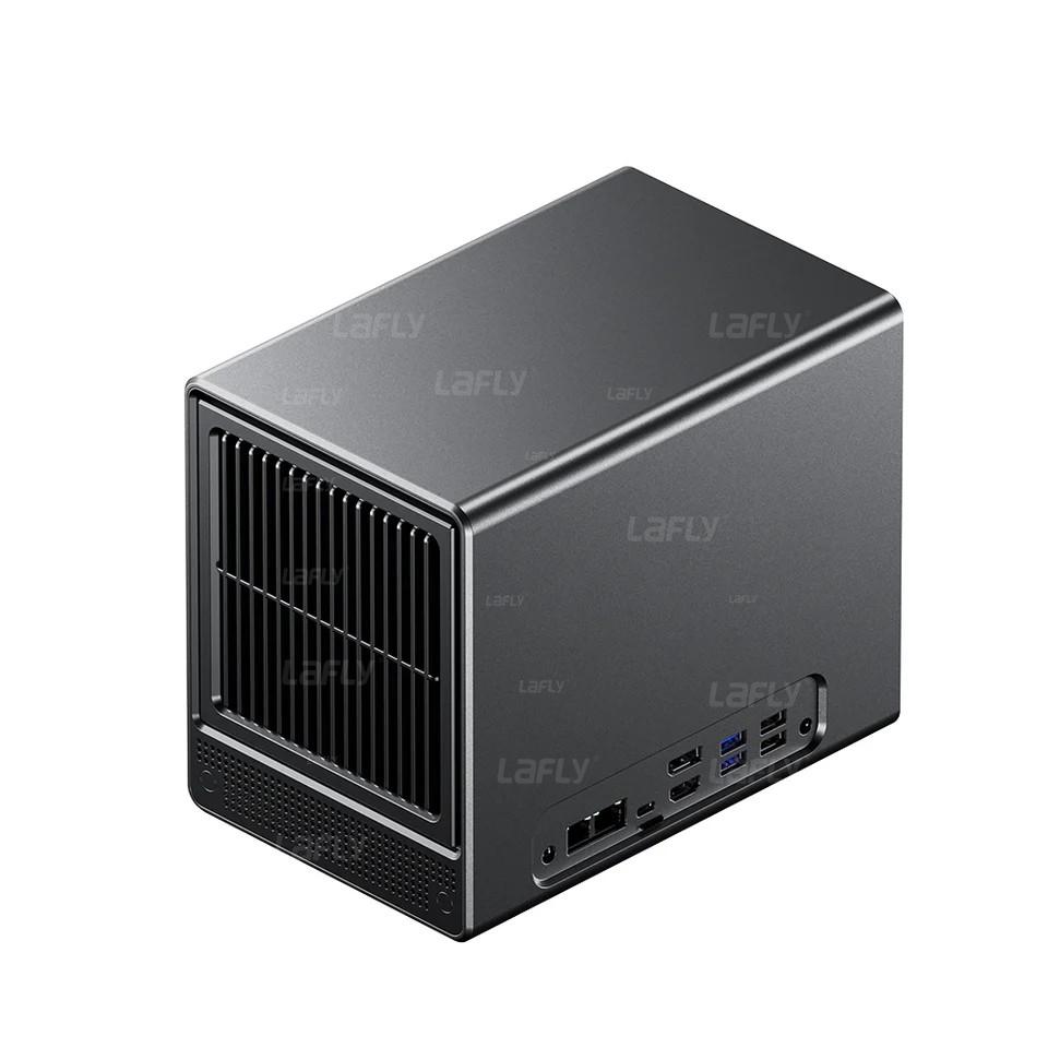 AOOSTAR WTR PRO Mini-PC mit 4-Bay NAS AMD Ryzen 7 5825u 4C/4T, Bis zu 3,60 GHz, Unterstützt 2,5/3,5" HDD * 4, NVME SSD * 1 Computer Büroarbeit