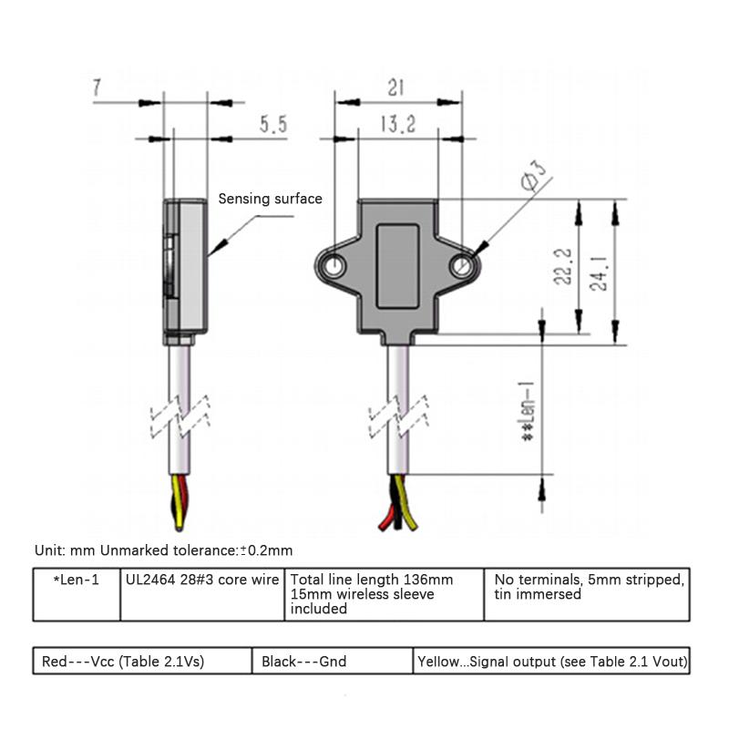 3.3V-5V Bezkontaktowy czujnik poziomu wody Pojemnościowy czujnik poziomu cieczy