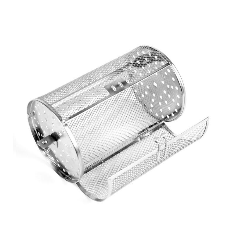 

Нержавеющая сталь гриль-барбекю духовка вращающийся жаровня барабан арахисовая корзина для кофейных зерен кухня столовая для