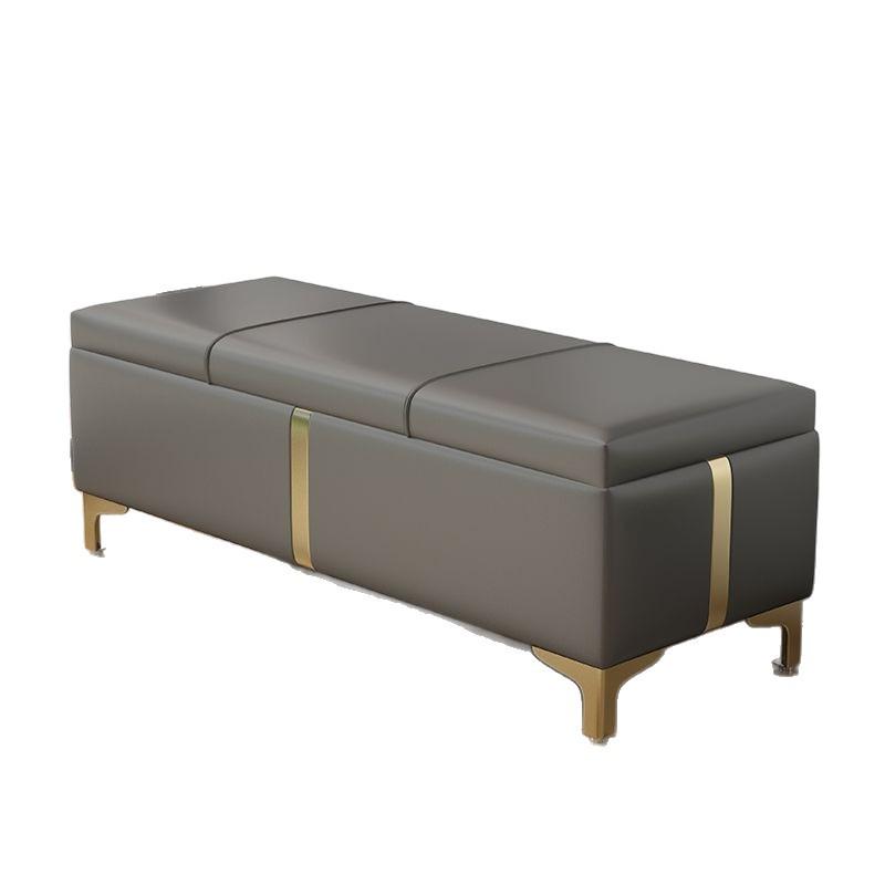 Multifunctional Storage Shoe Bench with Cushion for Entryway or Fitting Room
