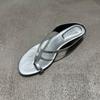 Fashion New In Summer Beach Ladies Low Heel Slippers Female Flip Flops Slides Sandals Fashion Women Heeled Slippers Shoes Pumps
