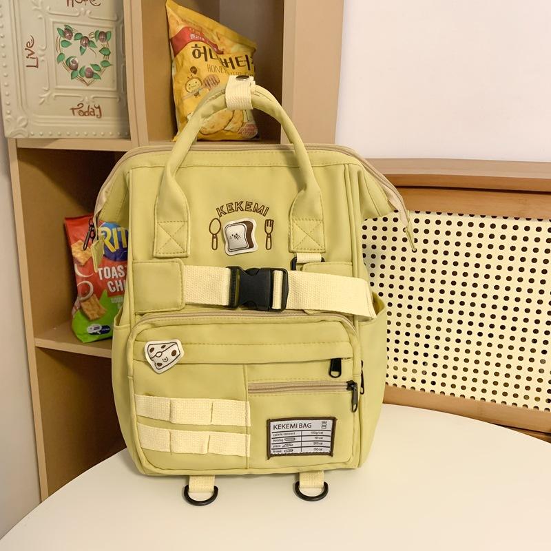 

College Student School Bag Large Capacity Middle School Backpack Nylon Popular Girls Backpack New Trend