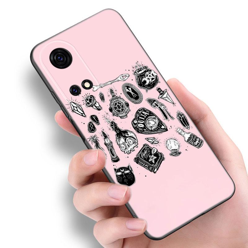 Hexen Mond Tarot Hexe Ouija Telefon Fall Für Honor 70 90 Lite X40 GT X50 ich X5 + X6A X6S X7A x8A X8B X6 X7 X8 X9 4G X9A X9B 5G