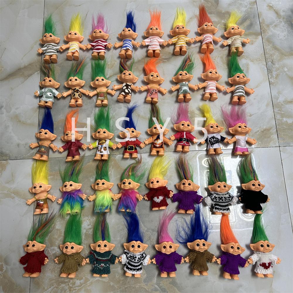 Multi-Style Optional Magic Hair Elves Troll Dolls Indian Hairy Ugly Baby Handmade Toy Gifts