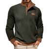 2025 Autumn and Winter Men's Casual Sweatshirt Men's Stand Collar Top