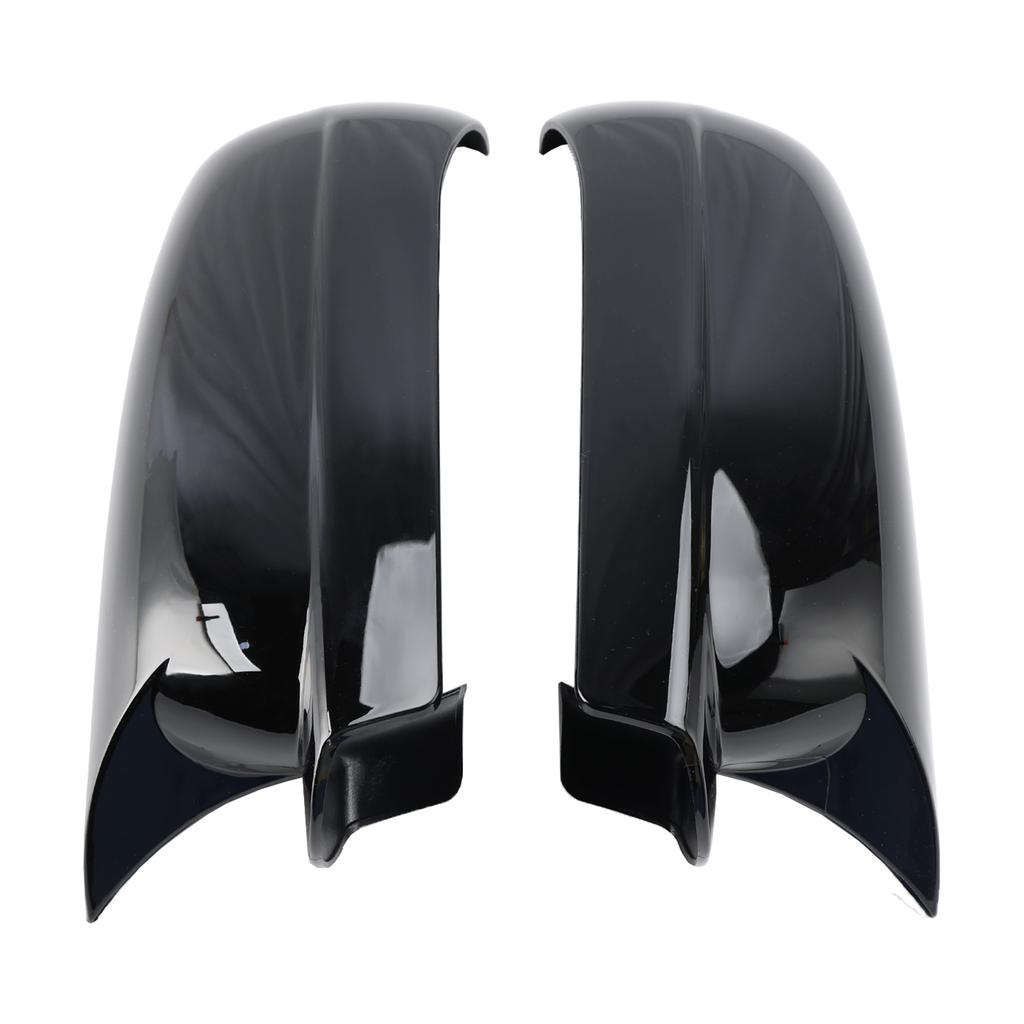 Glänzend Schwarz Flügel Außenspiegel Abdeckkappen Links + Rechts für VW Golf Mk4 1998-2004