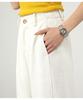 Women's Tencel Linen Wide-Leg Pants, 2026 Spring, Elastic Back Waist, Slimming Casual Straight-Leg Style