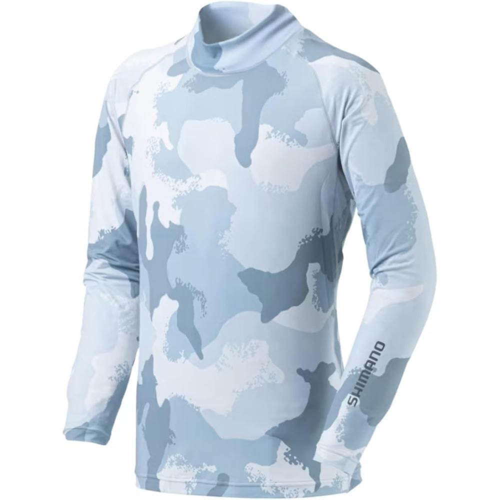 [shiMano] Sun Protection Inner Shirt High Neck In 008x M Gray Hun caMo