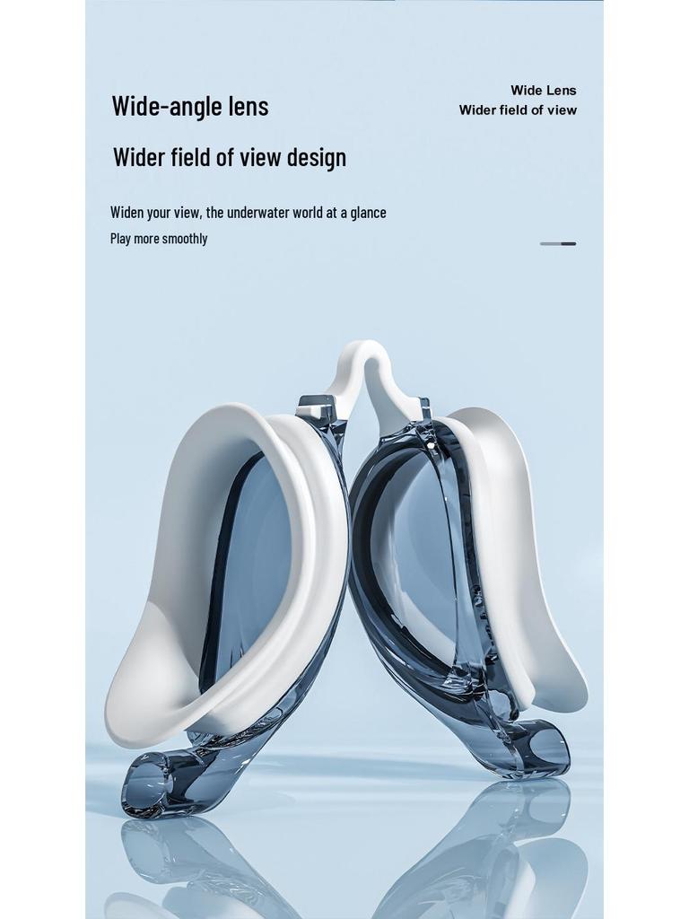 HD Anti-Fog Myopia Swim Goggles & Cap Set - Waterproof, Professional for Men and Women