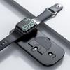 3-in-1 kabelloses Ladegerät, faltbare Schnellladestation für iPhone 14 13 12 11 Pro Max X XS XR 8 Plus Apple Watch 8 7 Airpods Pro