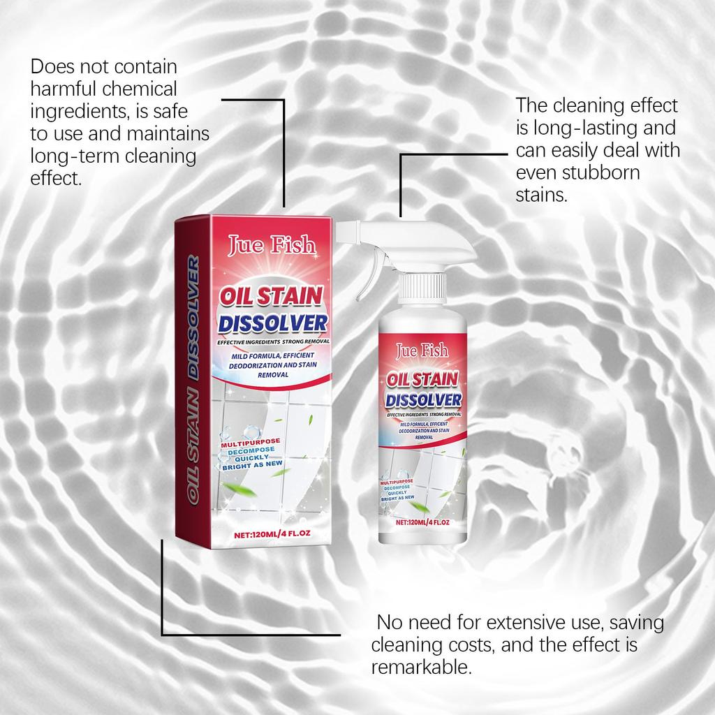 Jue-Fish Bathroom Dissolving King Quickly Removes Stubborn Stains from Toilet Tiles and Toilets 120ml