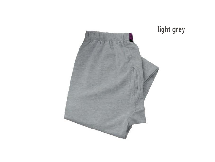 Men's Combed Cotton Casual Pants for Autumn and Spring: Warm, Single Layer Design