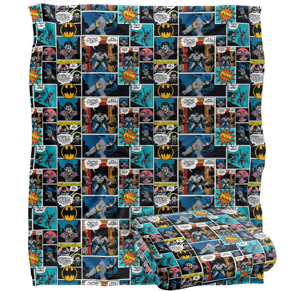 Batman Comic Collage Blanket